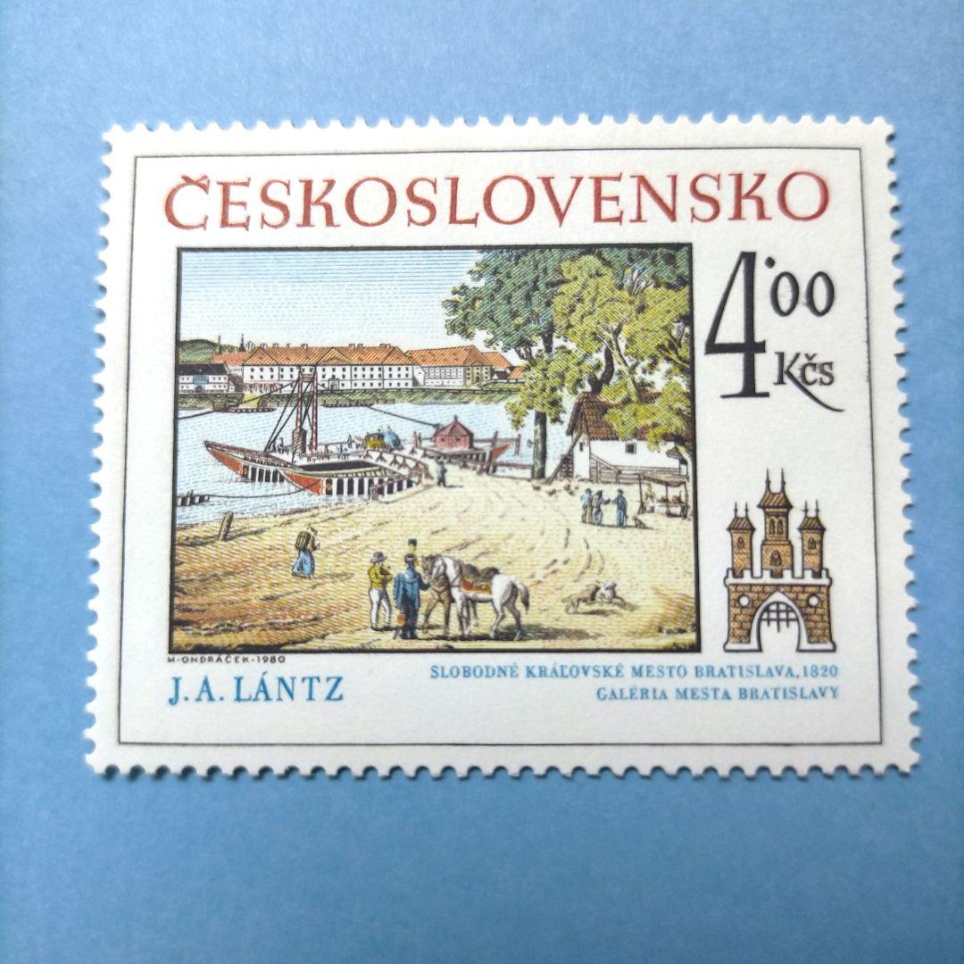 2799 外国切手 チェコスロバキア 1981年城堡宮殿 美しい人気凹版美術