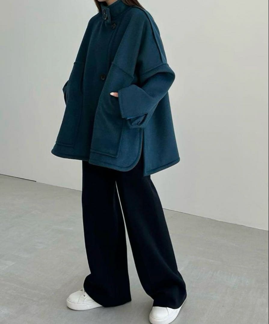 ふじあみ unof コート ブルー