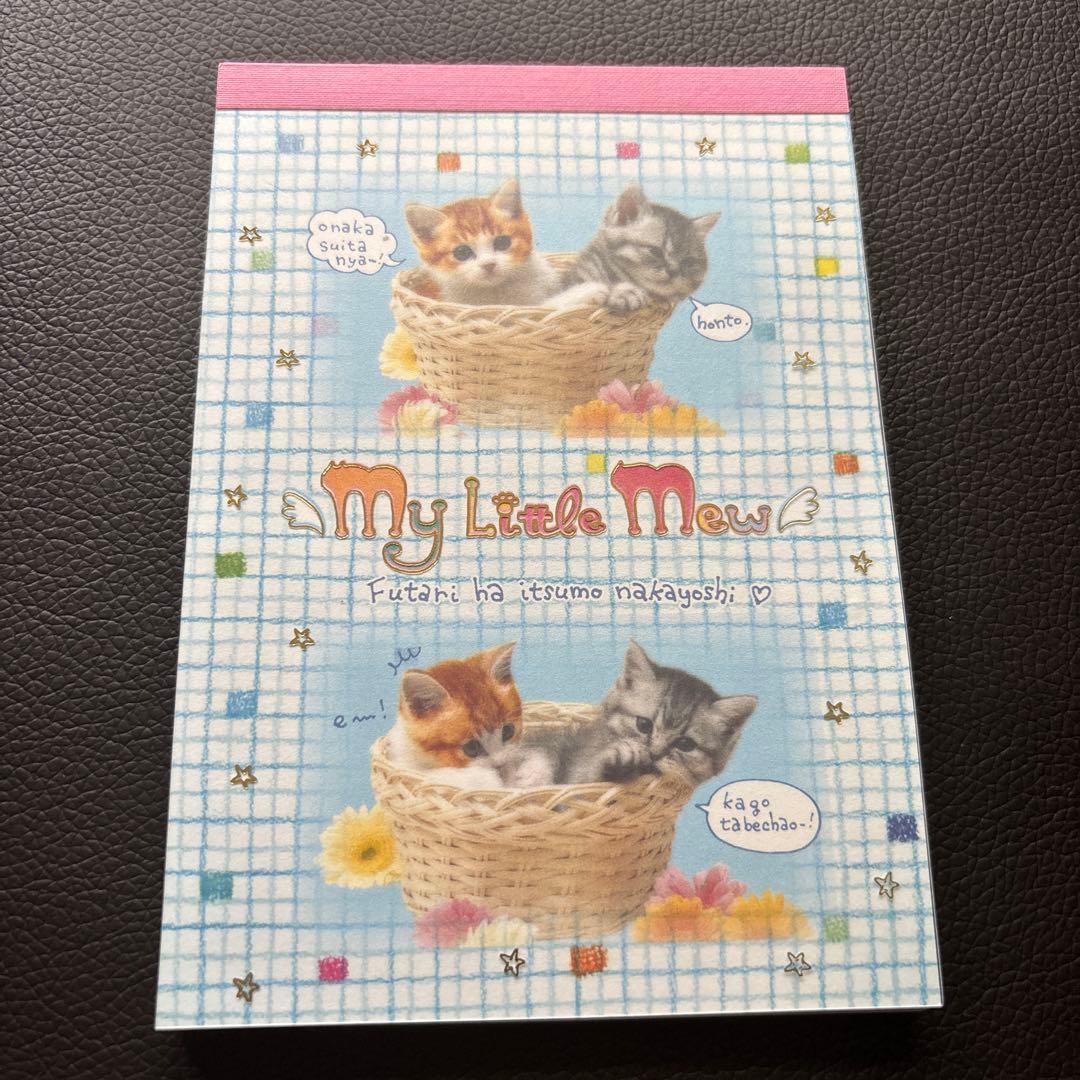 平成レトロ My Little Mew メモ帳 猫デザイン - メルカリ