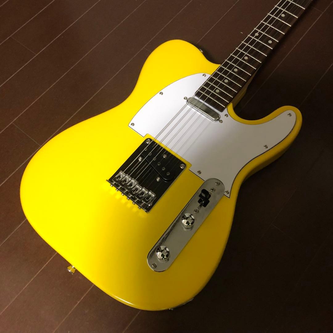 Playtech Telecaster テレキャスター エレキギター イエロー