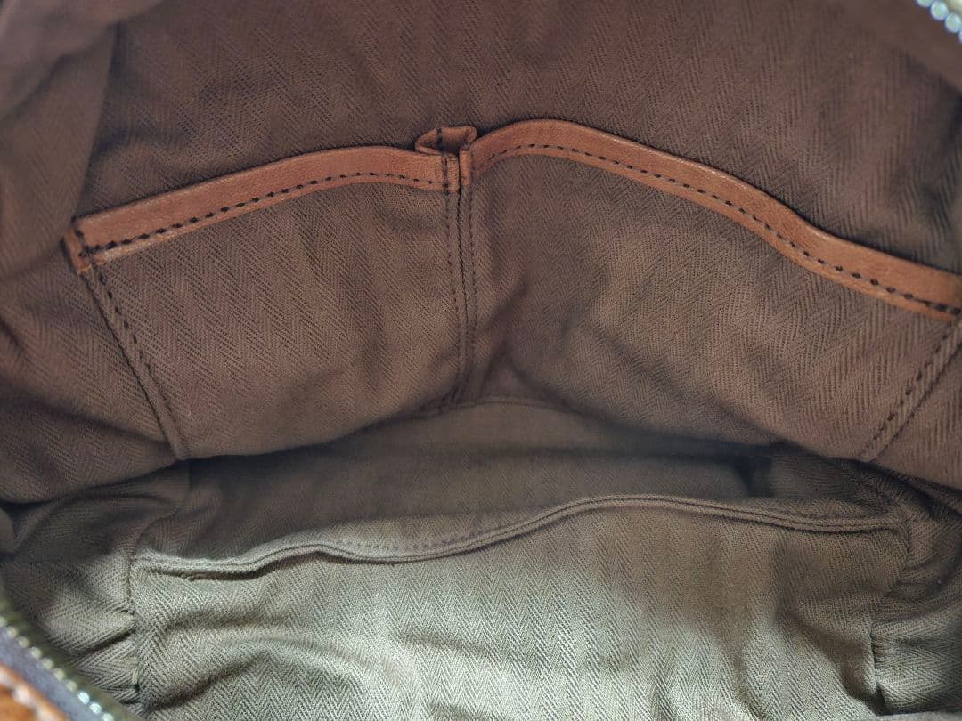 ゲンテン ショルダーバッグ 2way 山羊革 ゴートスキン ヌメ