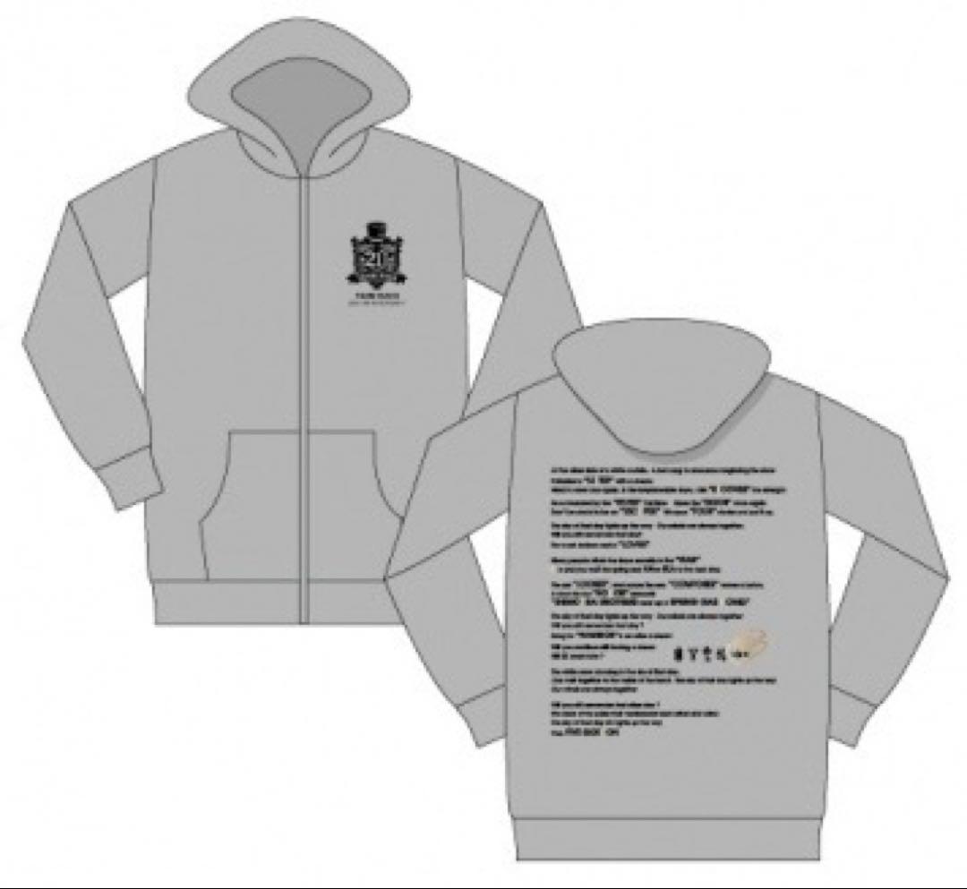 チームナックス パーカー ブラック 【L】 2016 20周年 グッズ