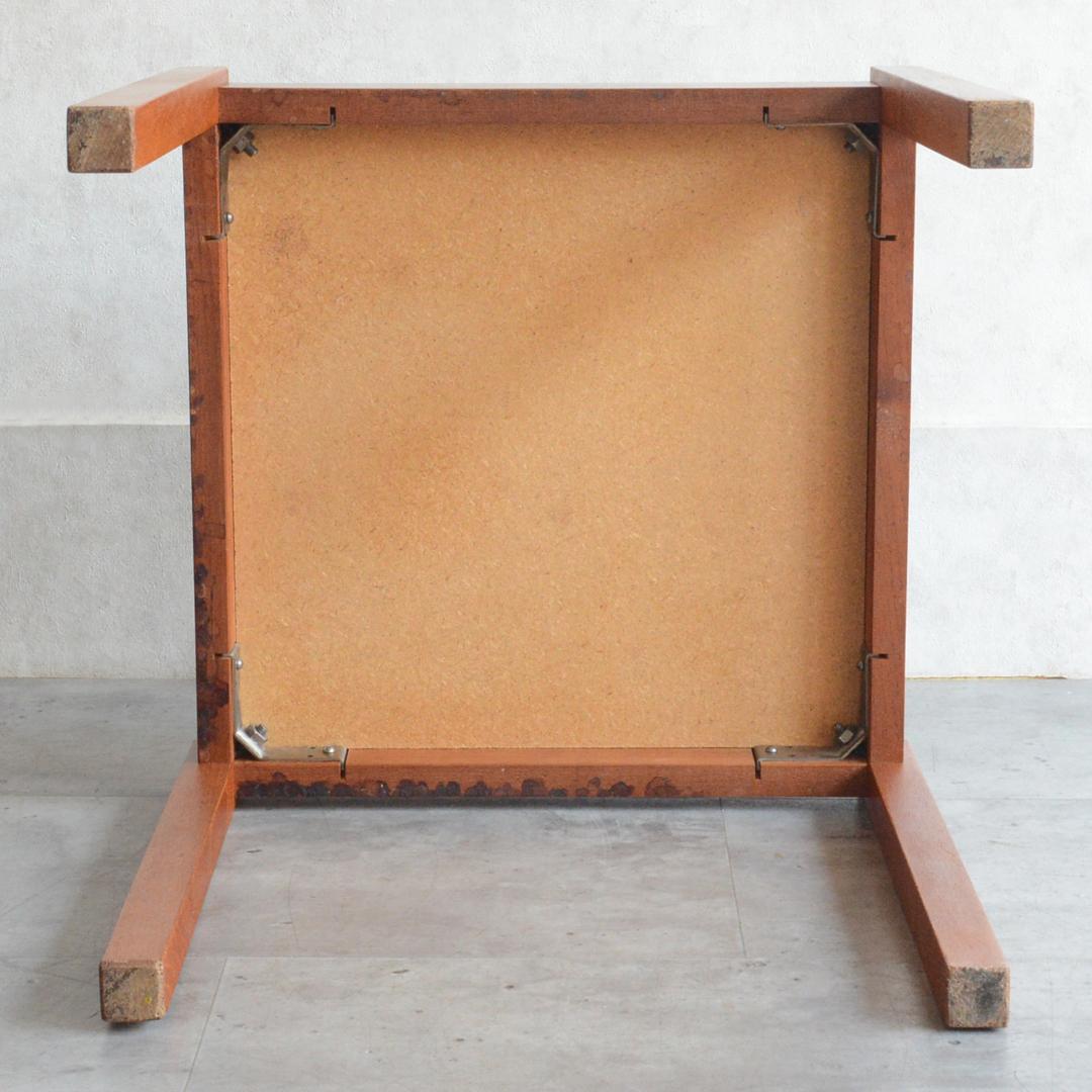 デンマーク 北欧ヴィンテージ タイルトップローテーブル 北欧家具