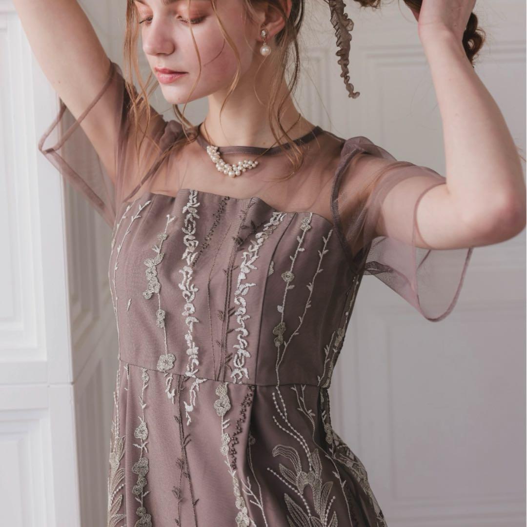 【おまけ付】マルチケープIライン ドレス 結婚式 お呼ばれ