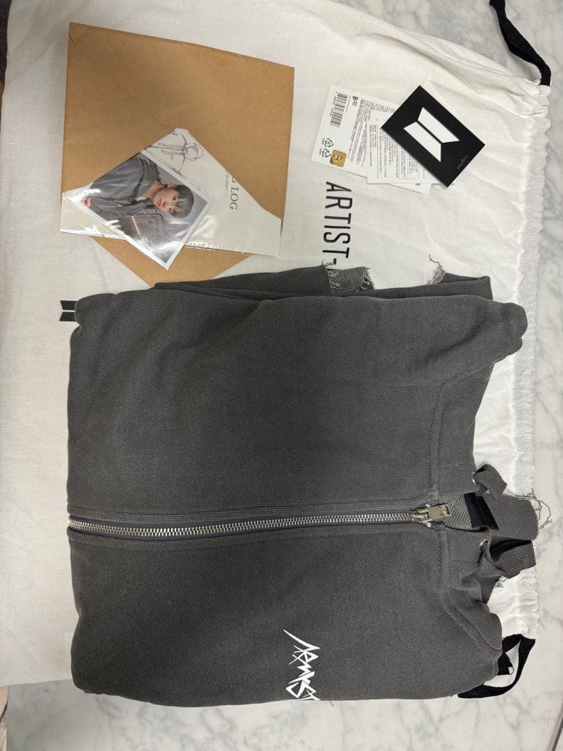 新品未使用BTS アーティストメイドコレクション ジョングク フーディXL