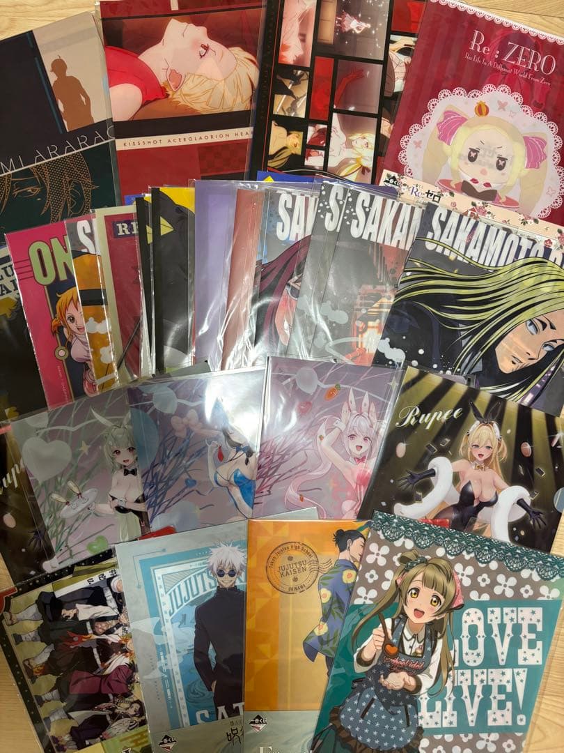 ノンジャンル アニメキャラ クリアファイル 大量 まとめ売り