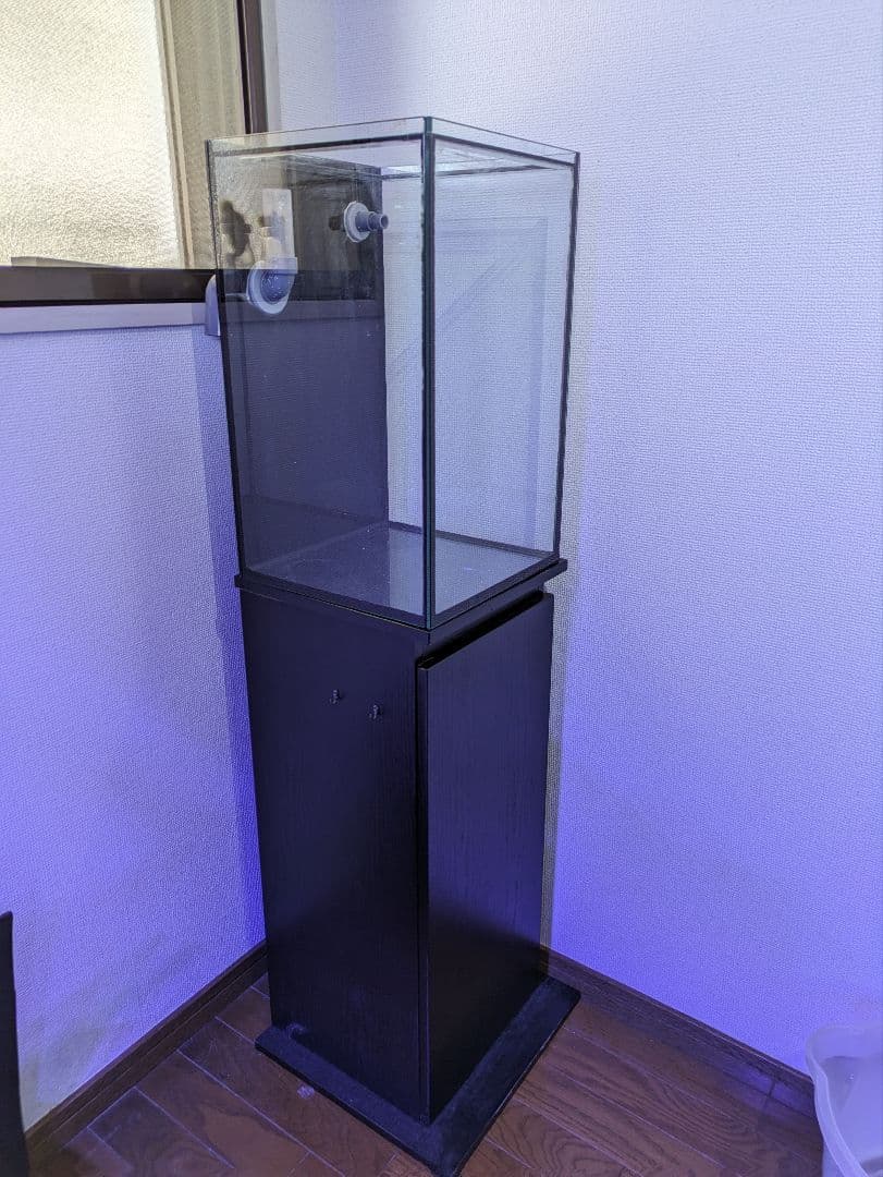 サイドフロー式オーバーフローガラス水槽 30cmキューブハイ