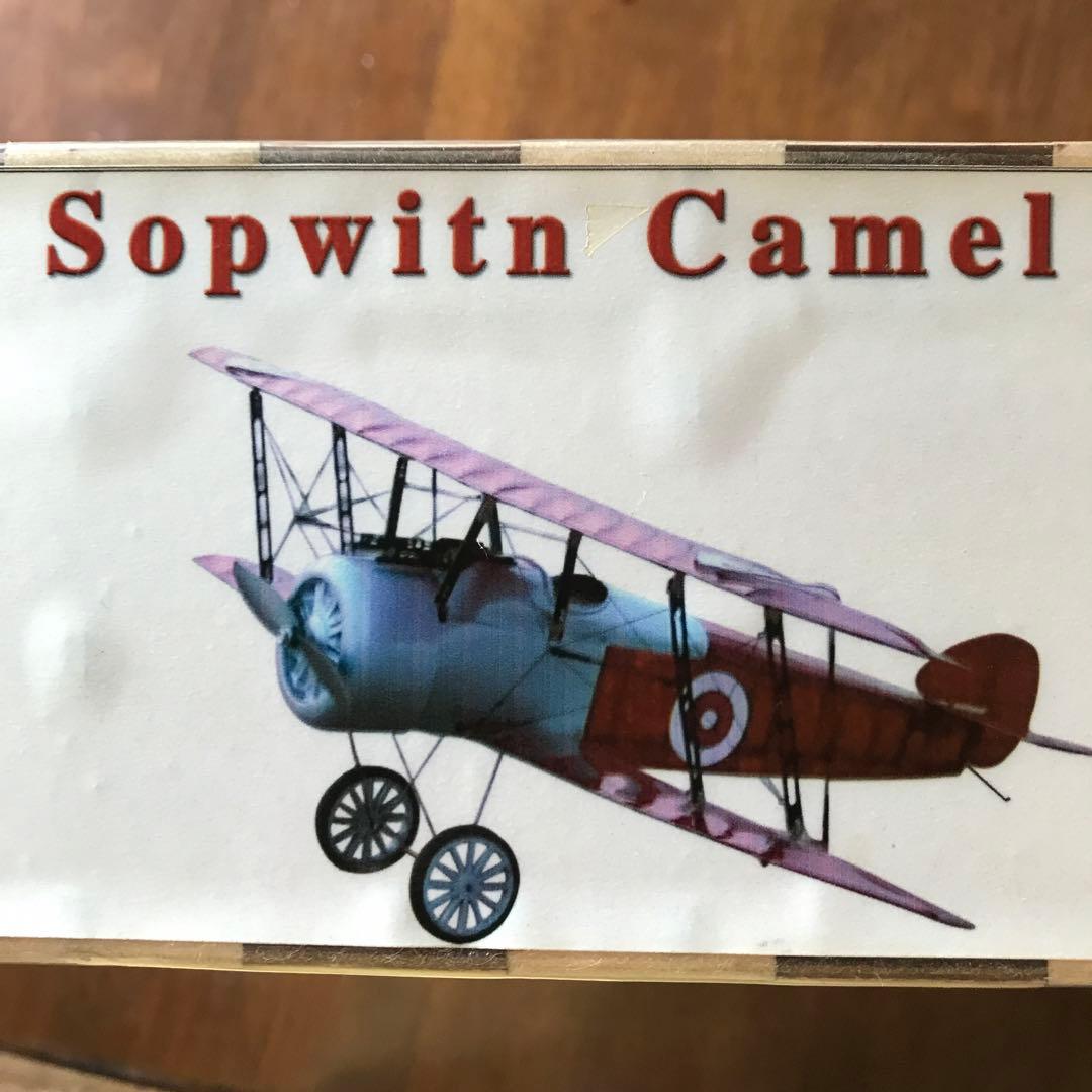 【レア❗️】 Sopwith Camel ラジコン飛行機キット　木箱入り レア❗️】 Sopwith Camel ラジコン飛行機キット 木箱入り レア