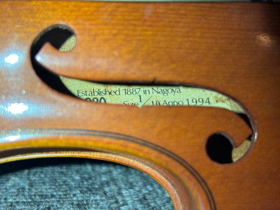 【Sapuchie】バイオリン本体・ケース・弓・説明書セット