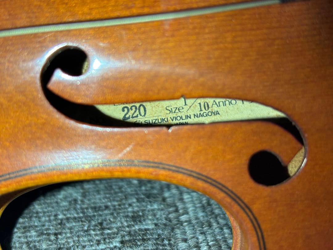 【Sapuchie】バイオリン本体・ケース・弓・説明書セット