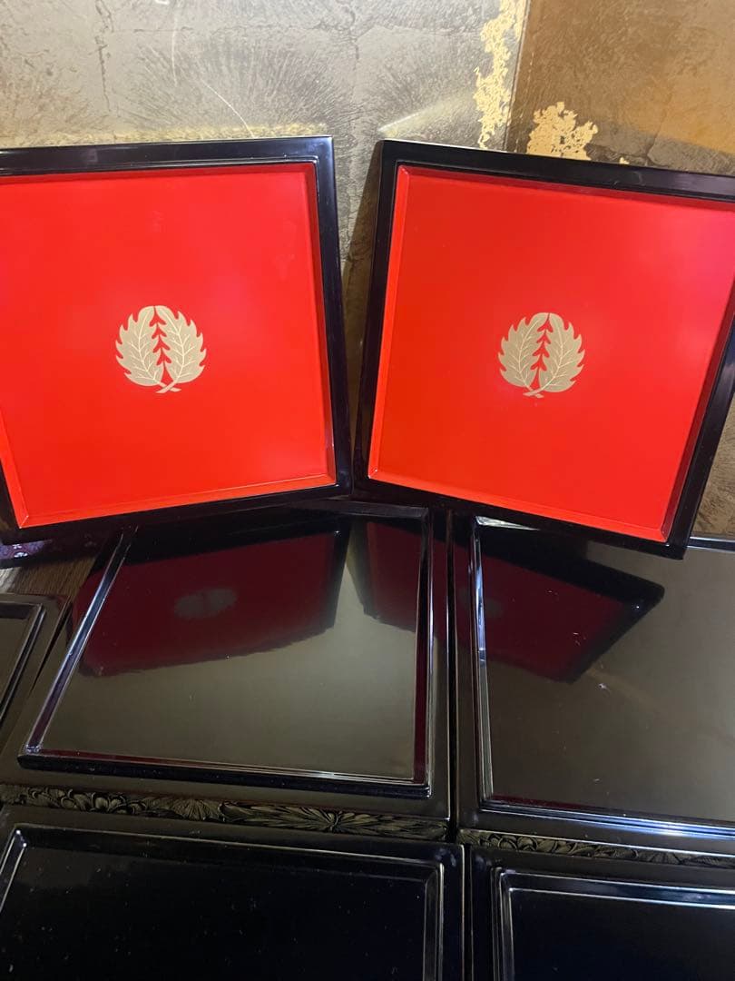 特選 輪島塗 総菊五段重箱 元箱入り 特選 輪島塗漆器 うるし 能登輪島