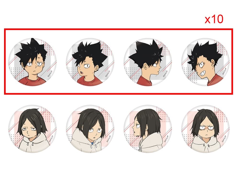 黒尾鉄朗 ハイキュー 缶バッジ 幼少期 40点セッド