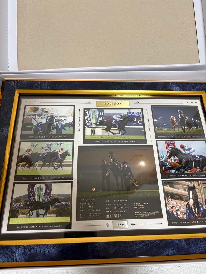 200個限定 イクイノックス 引退記念写真デザインパネル シリアル