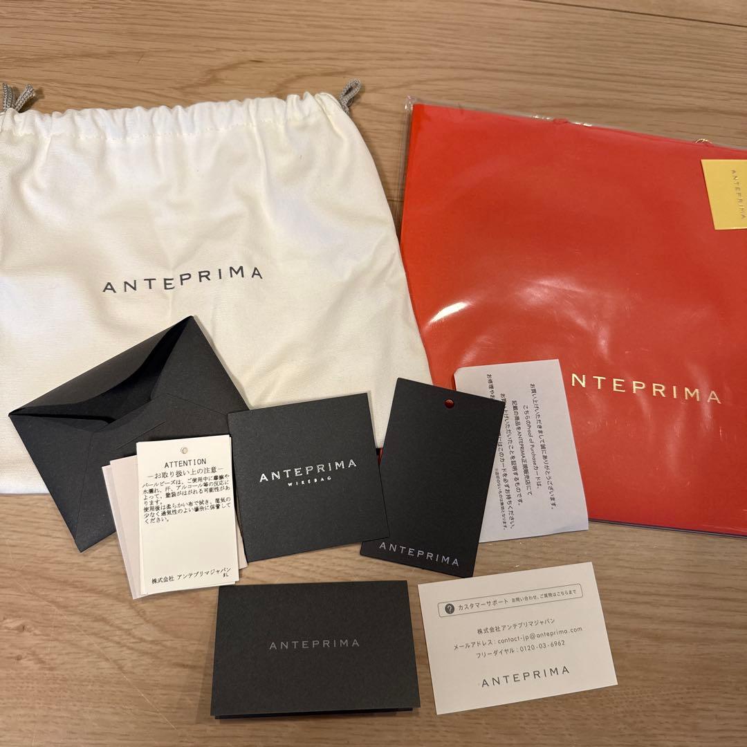 アンテプリマ ワイヤーバッグ ペルラ グリッター スクエア スモール シルバー