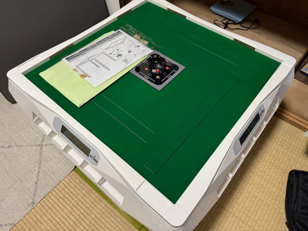 音声機能付き全自動麻雀卓 SlimVoiceScore33(座卓・テーブル切替可)