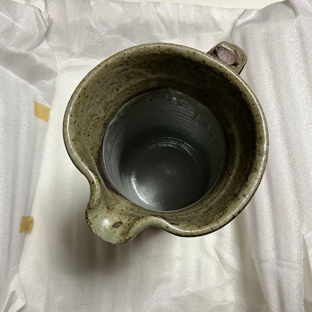 益子焼　ジョゼ　ファロンバ　ピッチャー 把手壺 花器