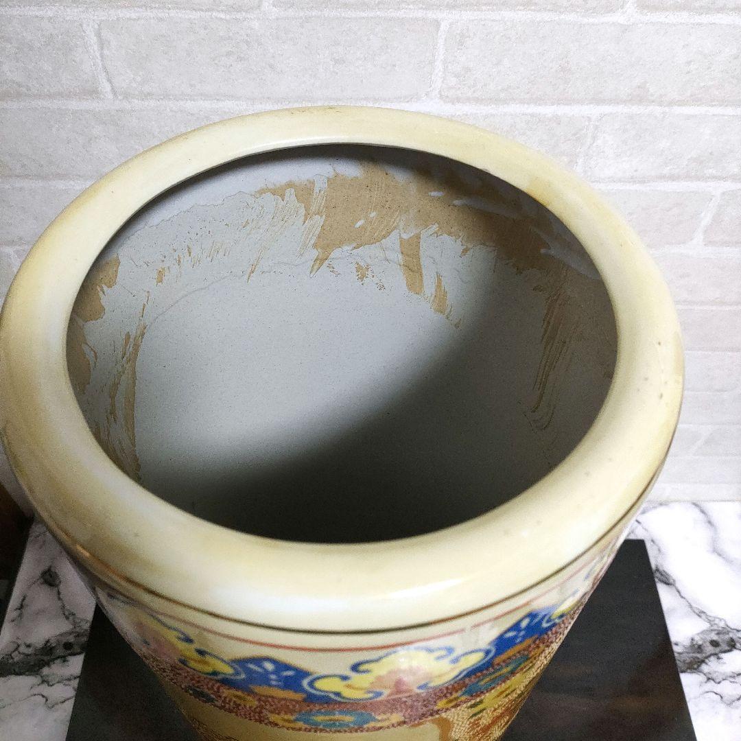 中国美術 美人画 傘立て 45.5cmサイズ