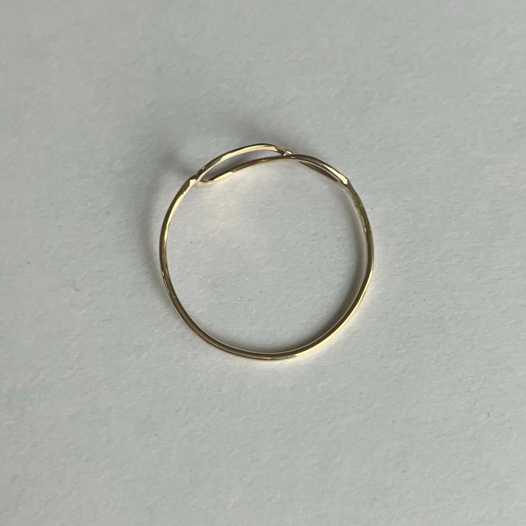 K18 18金　14号　リング　34