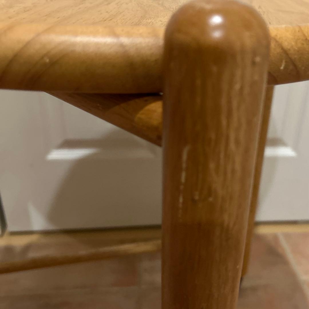 manikoさま専用】北欧デザイン 木製 サイドテーブル キャスター③付き