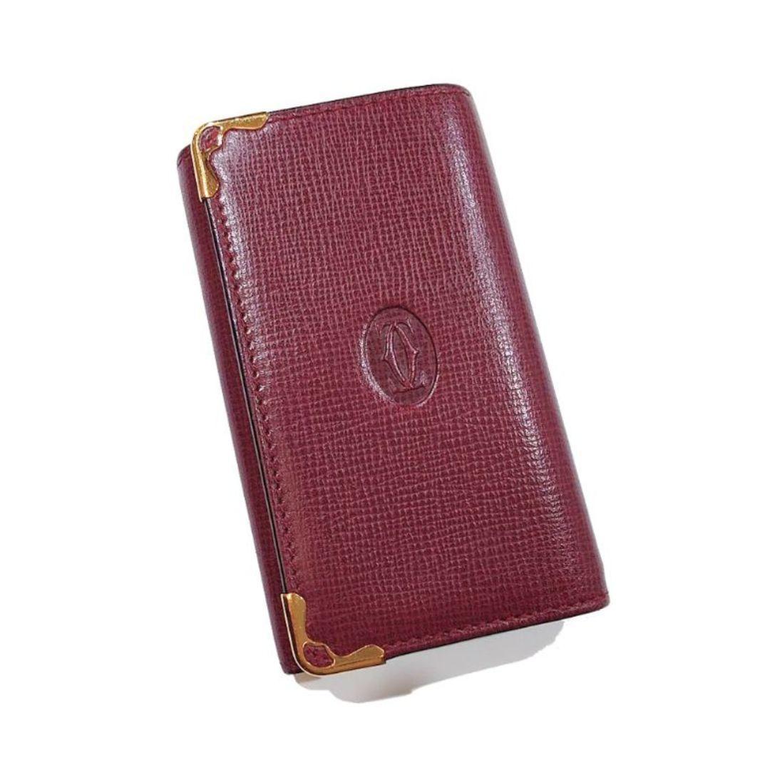 カルティエ マストライン 6連キーケース ボルドー L3000156 送料無料