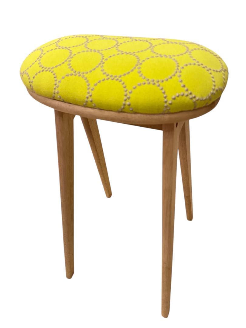 ミナペルホネン使用折りたたみハイスツール　イス 椅子　北欧スタイルインテリア家具