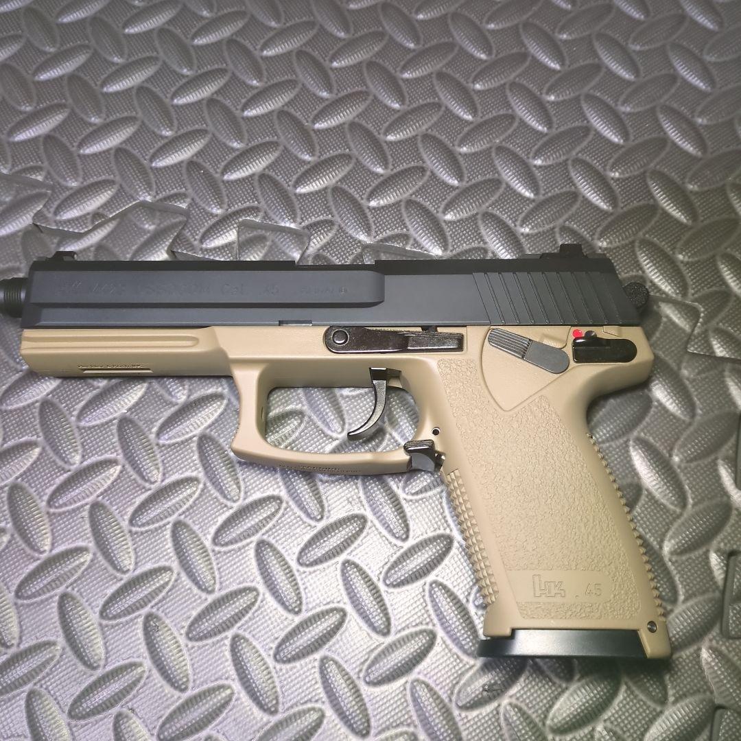 【KSC】MK23 ソーコムピストル (CO2) タンカラー ABS