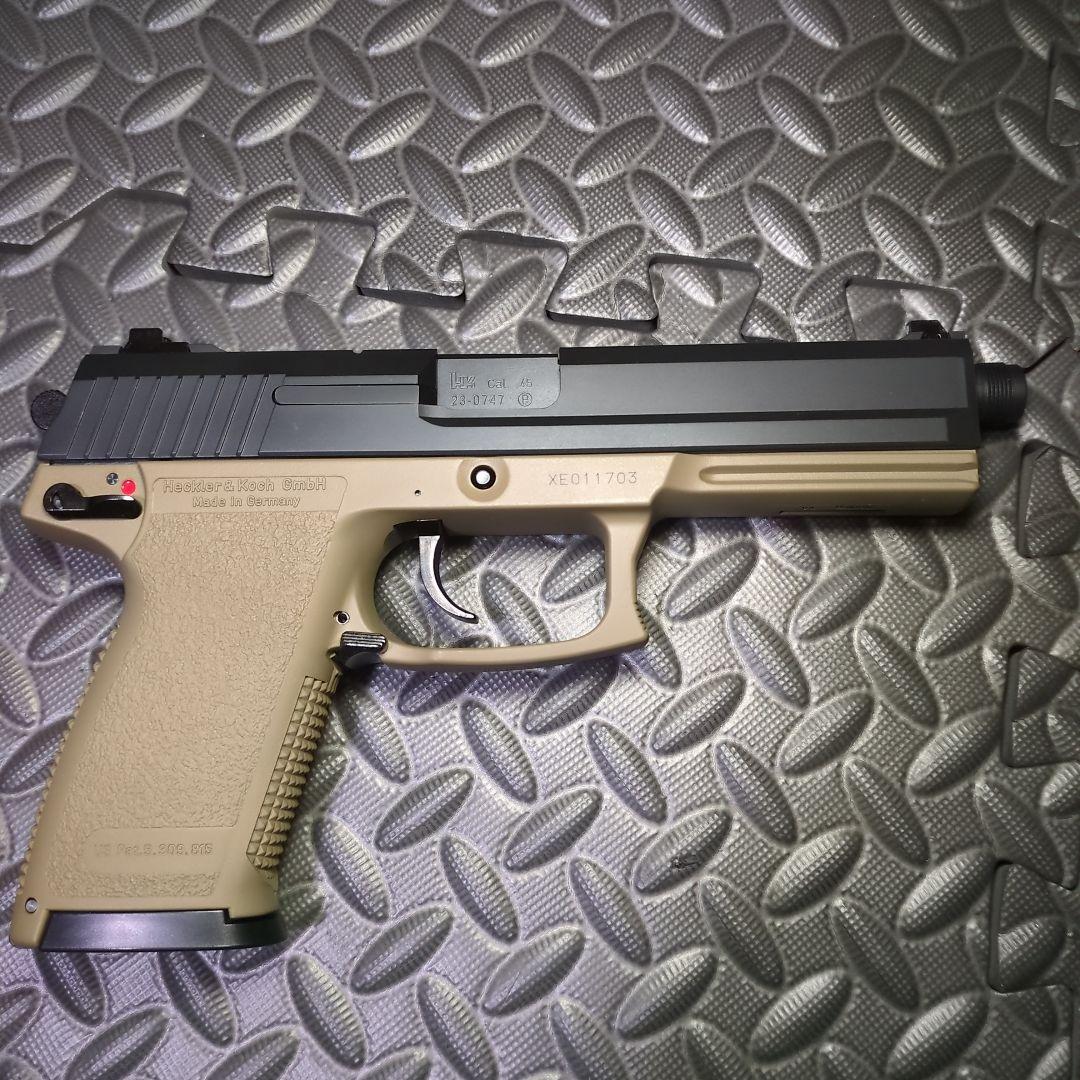 【KSC】MK23 ソーコムピストル (CO2) タンカラー ABS