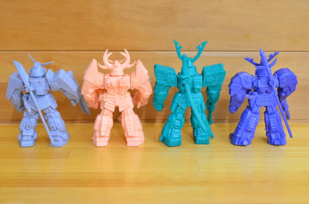 モビルスーツ戦国伝 武者ガンダム、武者ガンダムMk-II　他　4体セット