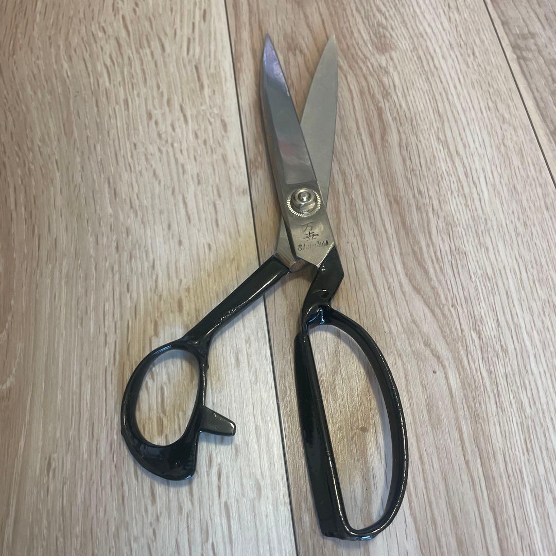 ステンレス製黒ハサミ 3丁セット