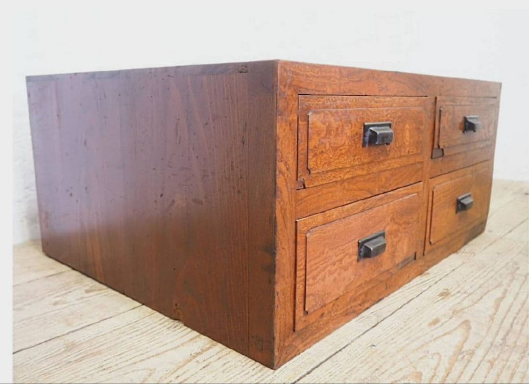 1036 アンティーク ローボード 引き出し 収納棚 展示台 ローテーブル