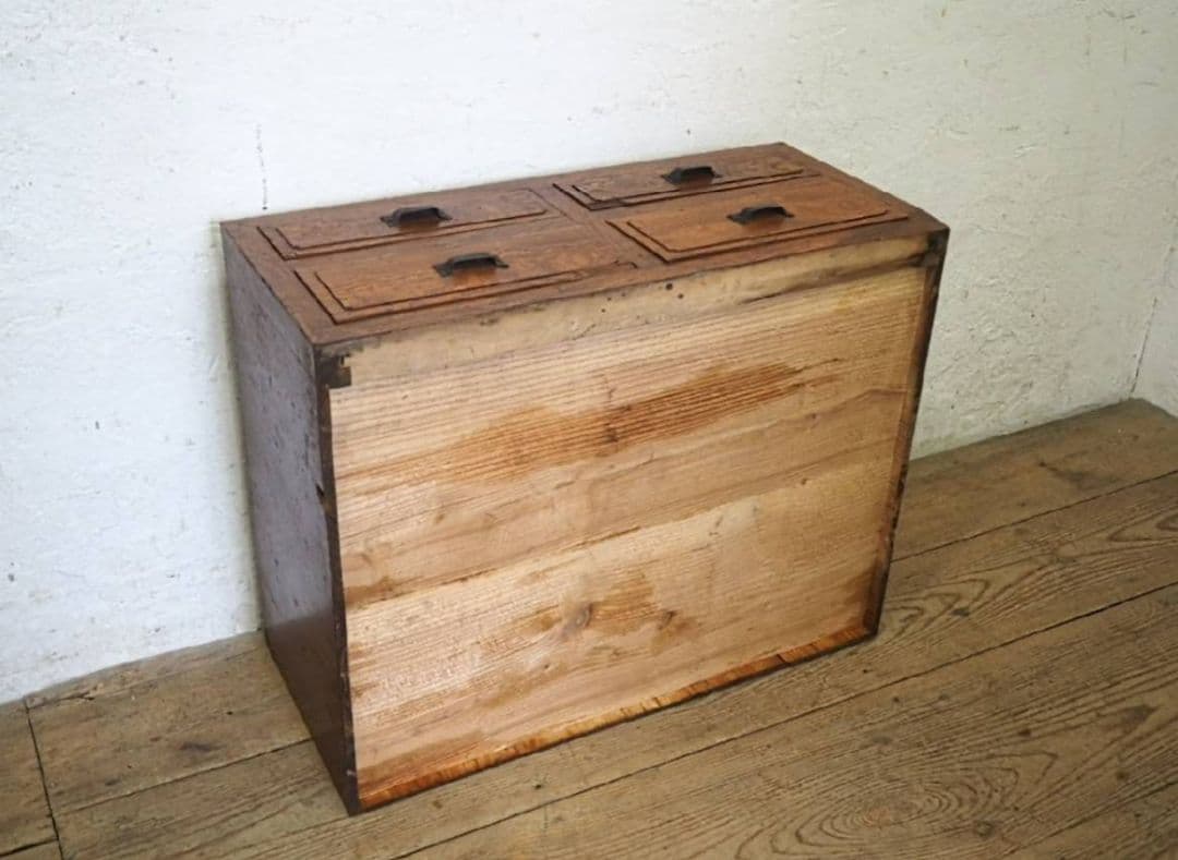 1036 アンティーク ローボード 引き出し 収納棚 展示台 ローテーブル