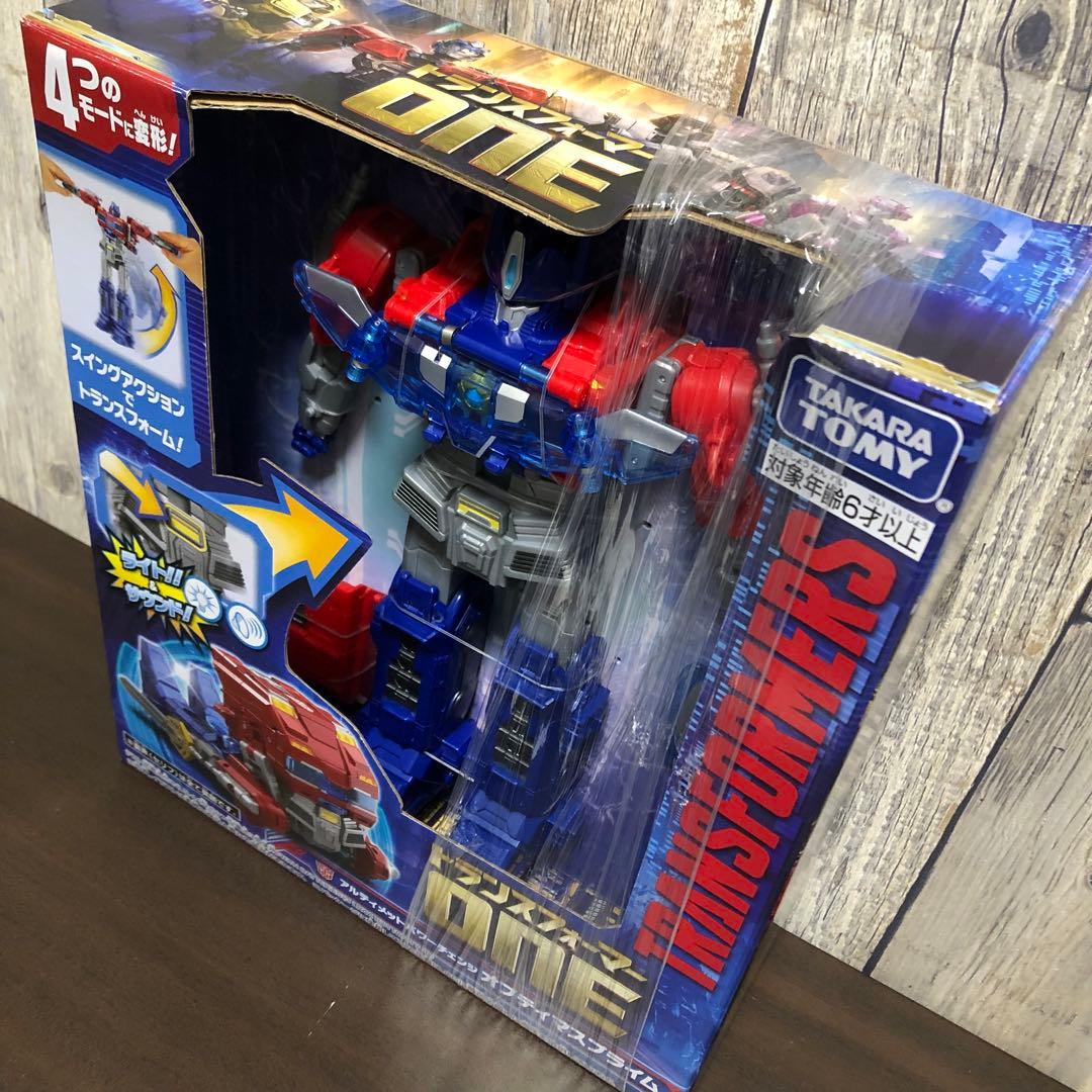 【未開封品】 アルティメットパワーチェンジ オプティマスプライム おまけ付き