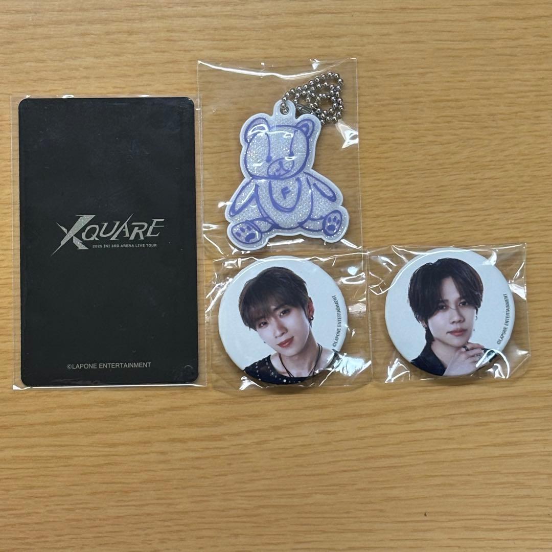 INI 許豊凡 藤牧京介 トレカ ミニ缶バッジ 絵文字キーホルダー - メルカリ