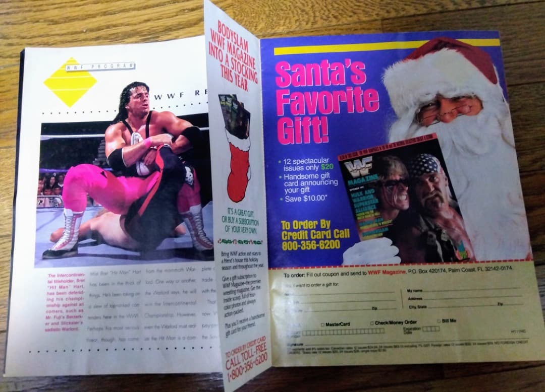 【激レア】WWF公式ハワイアロハスタジアム大会パンフ  フレアー／ホーガン超豪華