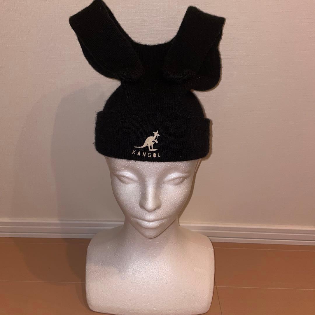 KANGOLカンゴールうさ耳ニットキャップMADEIN GREATBRITAIN - メルカリ