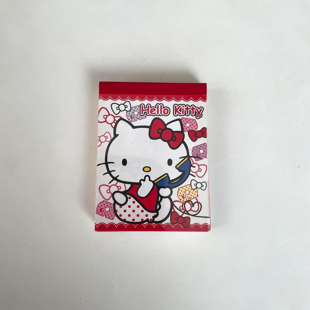 在庫限り】キティちゃん一筆せんメモ帳平成レトロ
