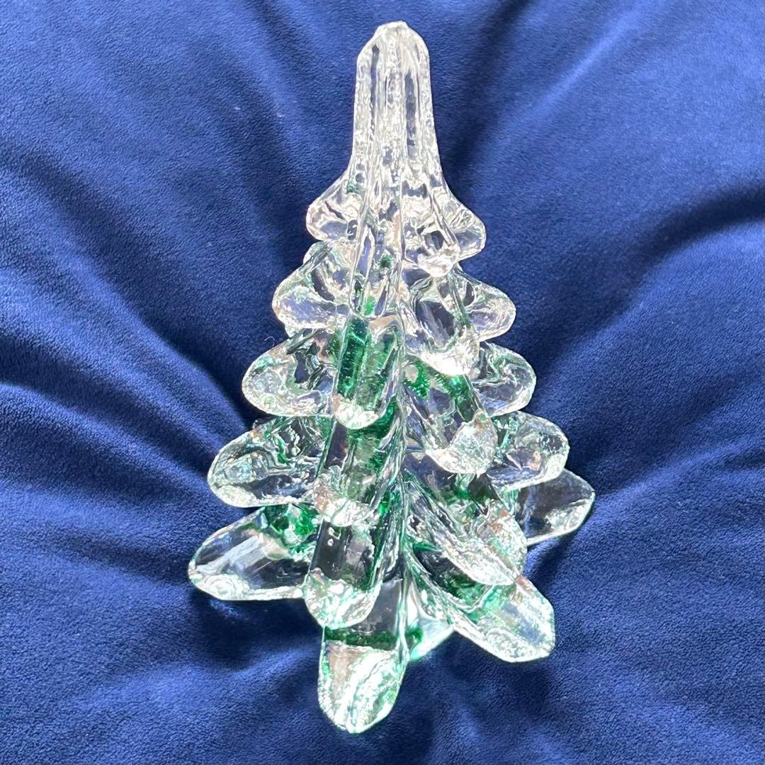 ヴィンテージ クリスタル ガラス クリスマスツリー④