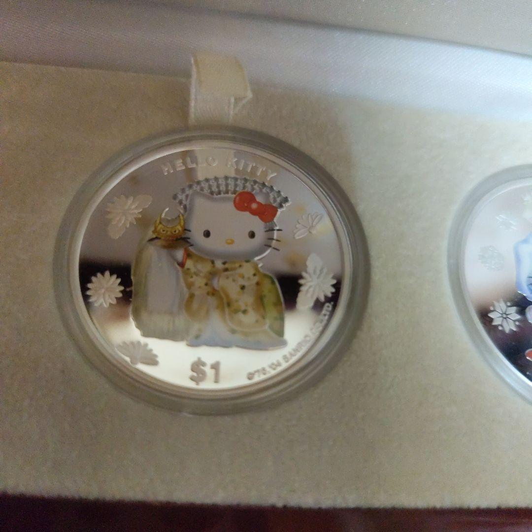 祝30周年記念ハローキティKABUKI銀貨プルーフ3枚セット - メルカリ