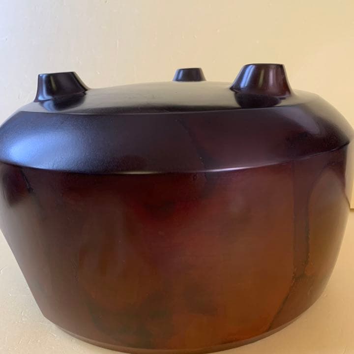 2024 風炉 面取り風炉 寛斉作 寛斎作 共箱 茶道具 裏千家 おまけ（塗板）