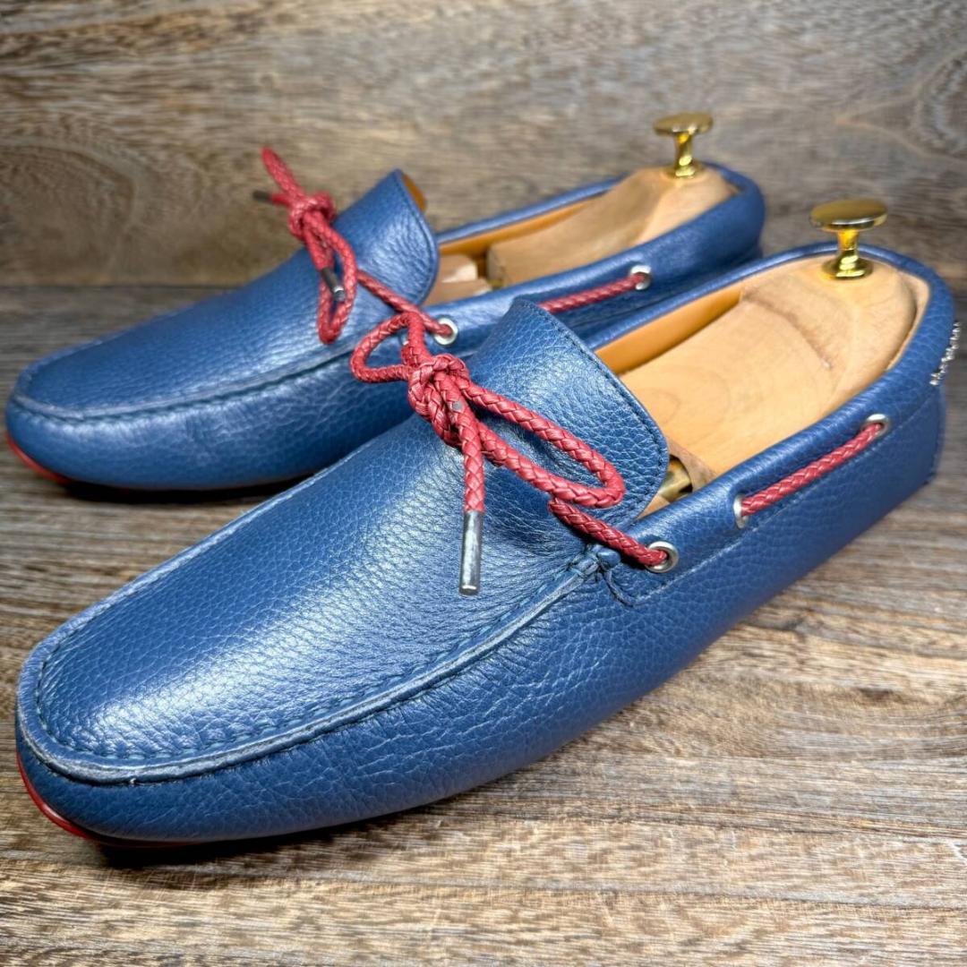 【展示未使用品】◆BALLY◆バリー 27.5cm ドライビングシューズ レザー