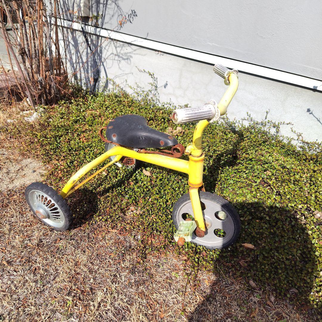 当時物 三輪車 昭和レトロ シャビー アンティーク 観賞用 - メルカリ