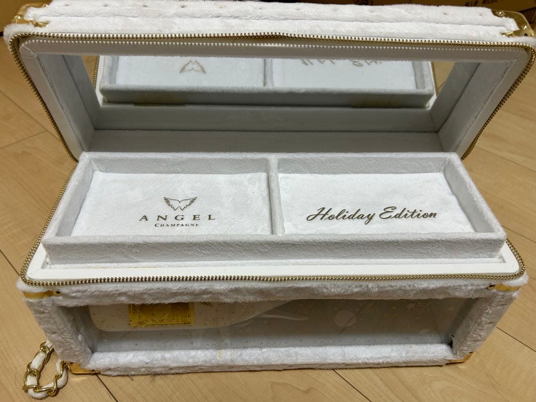 エンジェルドゥミセック クリスマス限定 空箱 空瓶 白 ホワイト 金