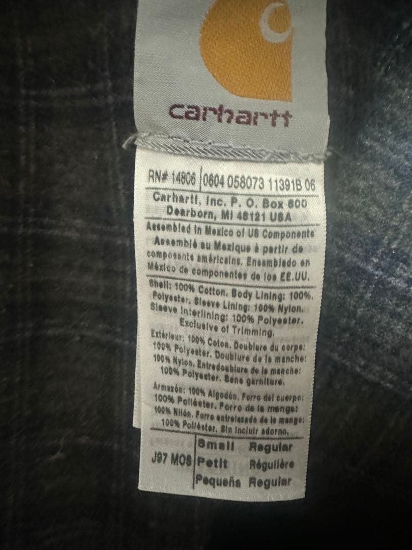 Carhartt デトロイトジャケット j97 mos