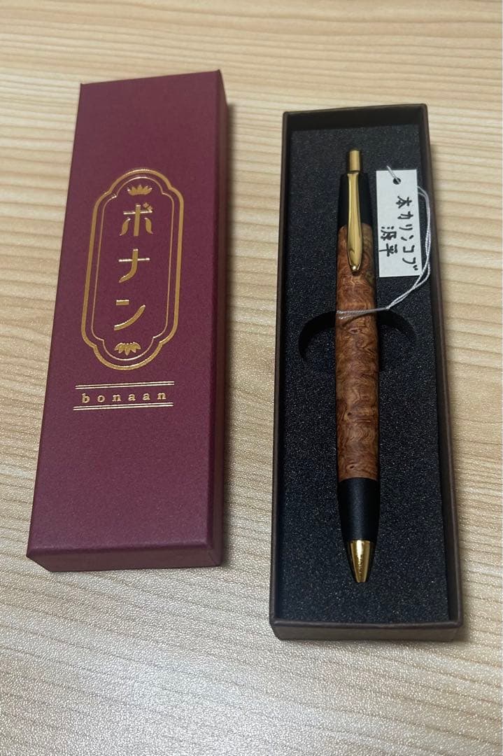 ボナンペン シャーペン 本花梨瘤