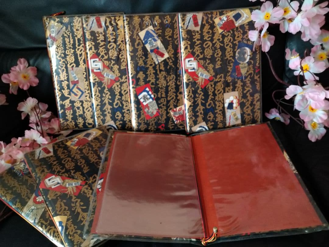 ♥新メーニューに【高級・金彩まとい文字柄・メニューブック】♢9冊