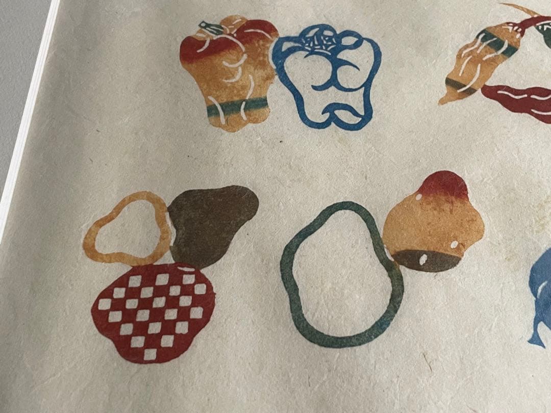 人間国宝 芹沢銈介 芹澤銈介 野菜 型絵染 民藝 柚木沙弥郎 - メルカリ