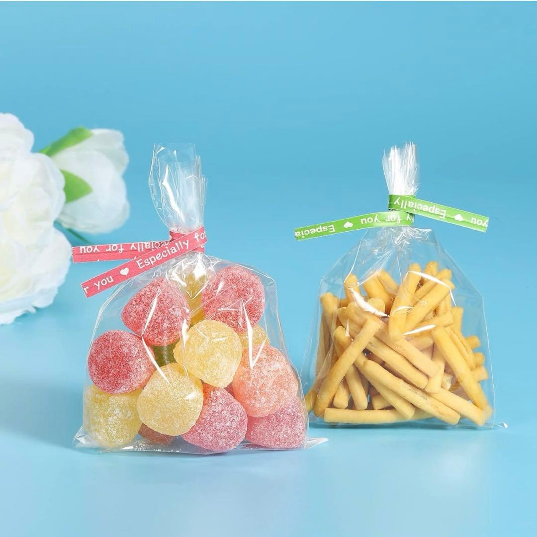 ラッピングタイ モール プレゼント バレンタイン クッキー 小物 梱包