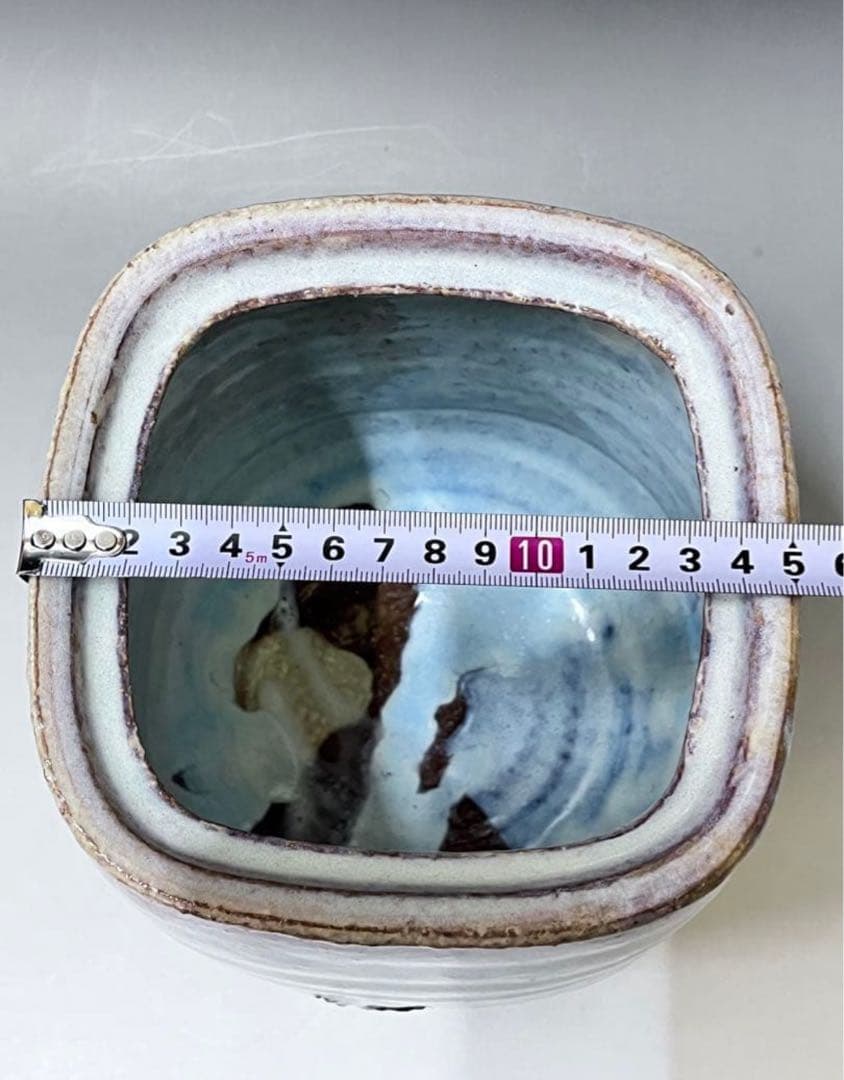 E244 萩焼　正峰窯　水指　小高正峰　茶道具　茶器