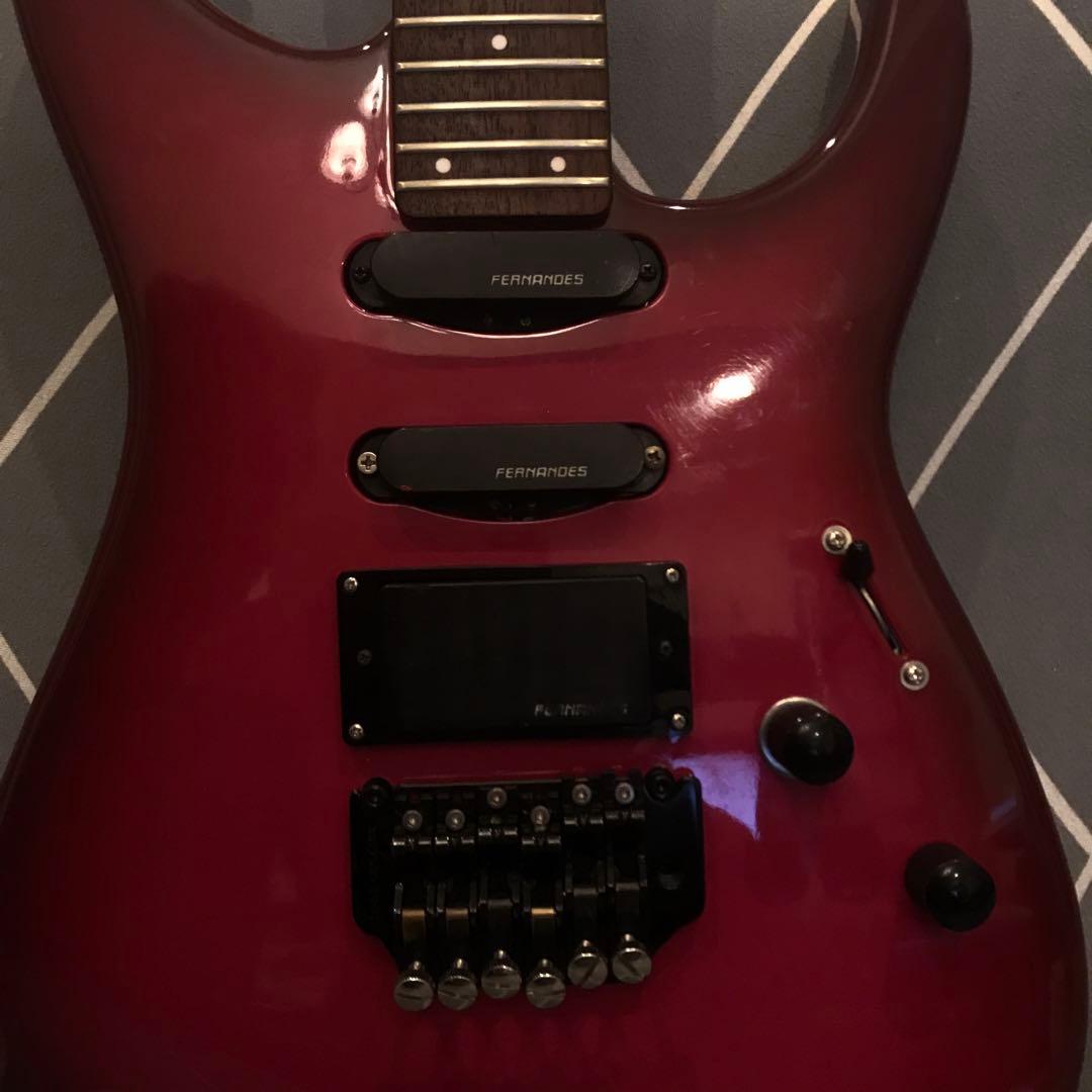 フェルナンデス FR 55 エレキギター pink red