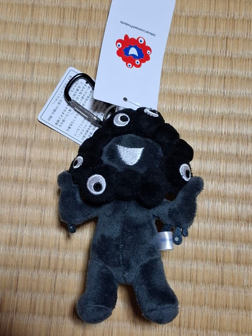 大阪関西万博　ミャクミャク　カラビナ付マスコット　黒　レインボー　ゴールド　桜